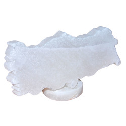 Türkiye Haritası Şekilli Doğal Kaya Tuzu Biblosu Beyaz 0-1 Kg - 3
