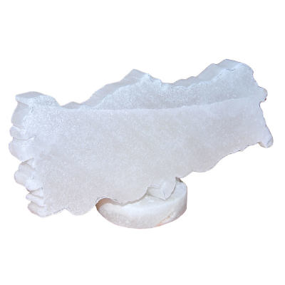 Türkiye Haritası Şekilli Doğal Kaya Tuzu Biblosu Beyaz 0-1 Kg - 3