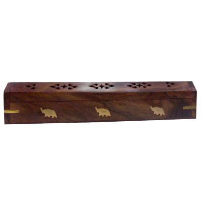 Tütsülük - Ahşap Tabut Kutu 30Cm (Büyük Boy) - 1