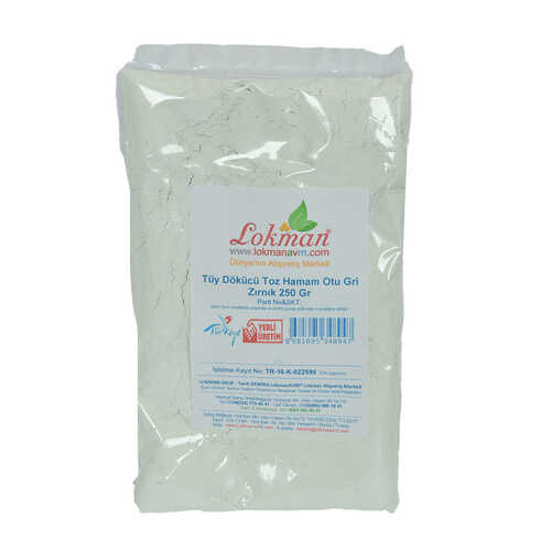 Tüy Dökücü Toz Hamam Otu Gri Zırnık Bay Bayan 250 Gr Paket - 2