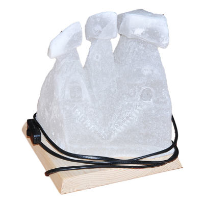Üç Bacalı Peribacası Doğal Kaya Tuzu Lambası Çankırı Kablolu Ampullü Beyaz 7 - 8 Kg - 4