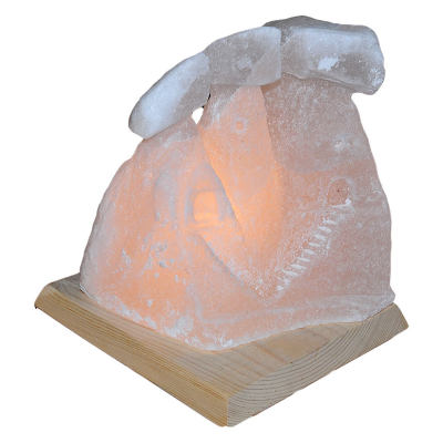 Üç Bacalı Peribacası Doğal Kaya Tuzu Lambası Çankırı Kablolu Ampullü Beyaz 7 - 8 Kg - 5