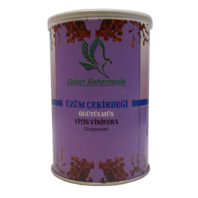 Üzüm Çekirdeği Öğütülmüş Doğal 150 Gr Teneke Kutu - 1