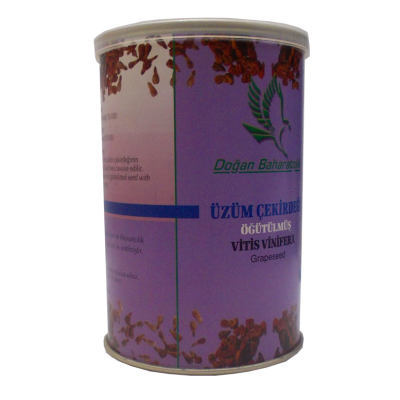 Üzüm Çekirdeği Öğütülmüş Doğal 150 Gr Teneke Kutu - 3