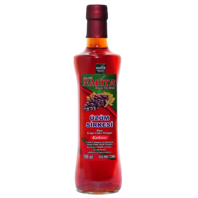 Üzüm Sirkesi Doğal Katkısız Cam Şişe 500 ML - 1