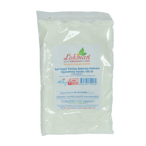 Vanilya Öğütülmüş Saf Doğal Şekersiz Katkısız Vanilin 100 Gr Paket - 2