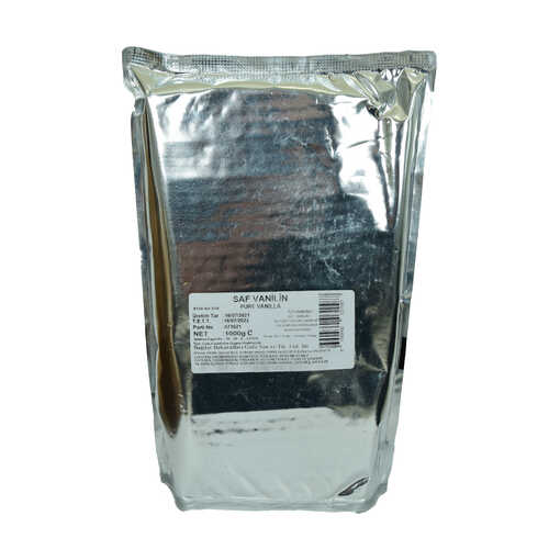 Vanilya Öğütülmüş Saf Doğal Şekersiz Katkısız Vanilin 1000 Gr Paket - 1