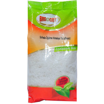 Yemeklik Himalaya Kaya Tuzu Sofrada Öğütme Kristal Çakıl Beyaz 1000 Gr Paket - 1
