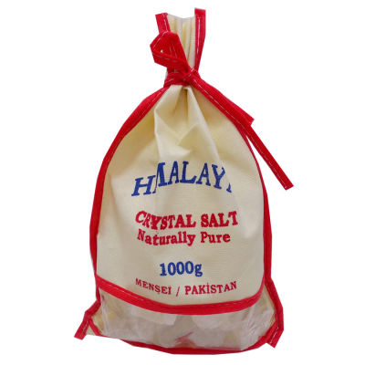 Yemeklik Himalaya Kristal Kaya Tuzu 1000 Gr Bez Çuval - 1