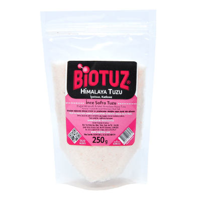 Yemeklik Himalaya Kristal Öğütülmüş Kaya Tuzu Pembe 250 Gr - 1
