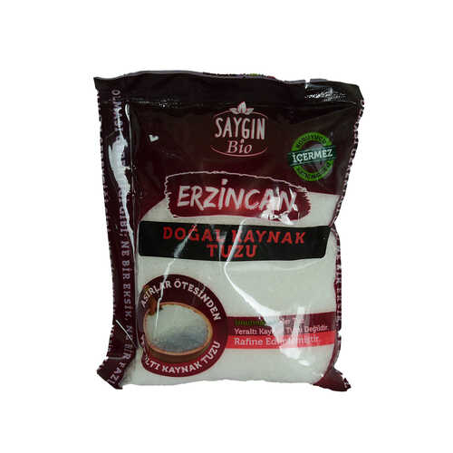 Yemeklik Öğütülmüş Erzincan Yeraltı Kaynak Tuzu Beyaz 500 Gr - 1