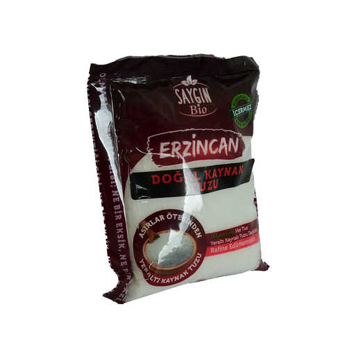 Yemeklik Öğütülmüş Erzincan Yeraltı Kaynak Tuzu Beyaz 500 Gr - 2