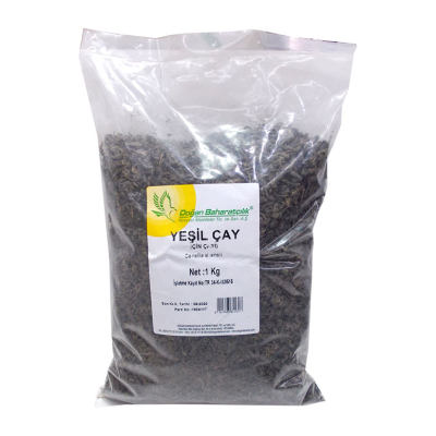Yeşil Çay 1. Kalite Doğal İthal Çay 1000 Gr Paket - 1
