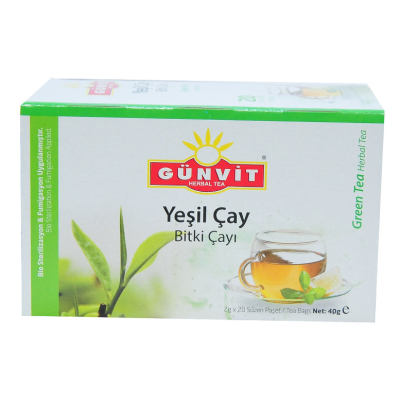 Yeşil Çay Bitki Çayı 20 Süzen Poşet - 1