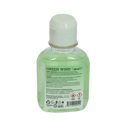 Yeşil Çaylı Kolonya Green Wınd Eau De Cologne 80 Derece 100 ML - 2