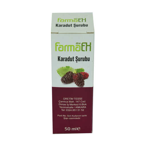 Farmaex Karadut Şurubu 50 ML - 1