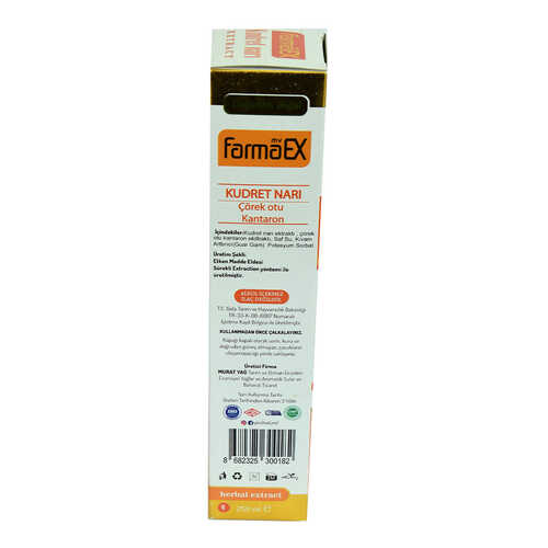 Farmaex Kudret Narı Çörek Otu Kantaronlu Bitkisel Alkolsüz Ekstrakt 250 ML - 2