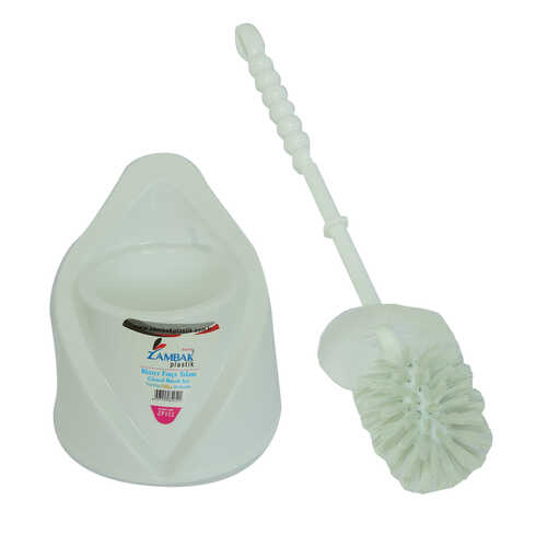 Plastik Muhafazalı Tuvalet Klozet Fırça Takımı Karışık Renk ZP-152 - 2