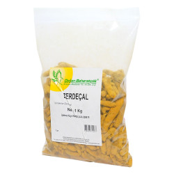 Zerdeçal Kökü Doğal Tane 1000 Gr Paket (1)
